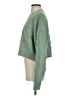 Double Zero Solid Green Pullover Sweater Size S - photo 5