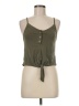 Truly Madly Deeply Green Sleeveless Top Size M - photo 1