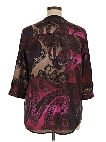 Beverly Drive 3/4 Sleeve Blouse (view 2)