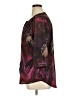 Beverly Drive 100% Polyester Paisley Burgundy 3/4 Sleeve Blouse Size 1X - photo 5
