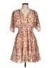 Unbranded 100% Polyester Paisley Orange Casual Dress Size M - photo 1