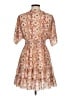 Unbranded 100% Polyester Paisley Orange Casual Dress Size M - photo 2