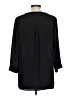 a.n.a. A New Approach 100% Polyester Black 3/4 Sleeve Blouse Size L - photo 2
