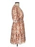 Unbranded 100% Polyester Paisley Orange Casual Dress Size M - photo 4