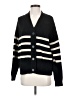 OAK + FORT 100% Polyester Black Cardigan Size XXS - photo 1