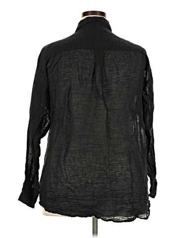 TAN + LINES Long Sleeve Button-Down Shirt (view 2)