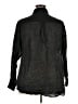 TAN + LINES Black Long Sleeve Button-Down Shirt Size 2X - photo 2