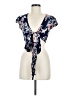 Flynn Skye 100% Rayon Blue Kimono Size Med (2) - photo 1