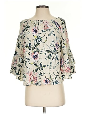 Solitaire 3/4 Sleeve Blouse (view 1)
