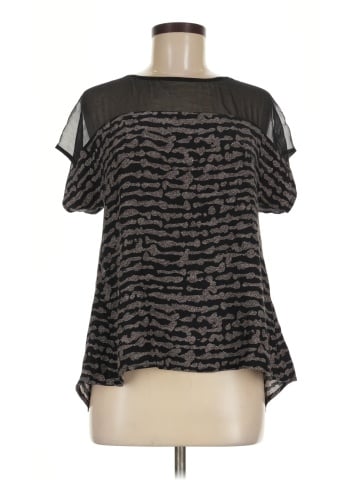 Corey Lynn Calter Short Sleeve Silk Top (view 1)