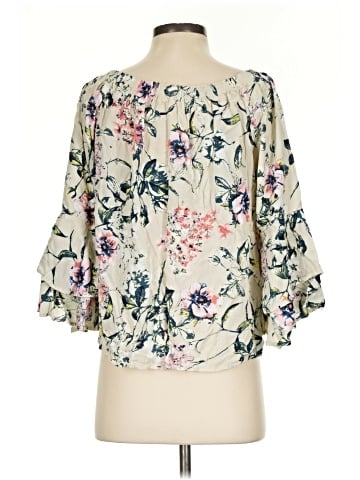 Solitaire 3/4 Sleeve Blouse (view 2)