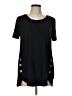 Zenana Premium Black Short Sleeve Top Size L - photo 1