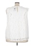 Torrid White Sleeveless Blouse Size 3X Plus (3) - photo 2