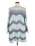 Lane Bryant Chevron-herringbone Teal Blue Pullover Sweater Size 26 - 28 Plus - photo 2