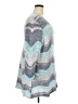 Lane Bryant Chevron-herringbone Teal Blue Pullover Sweater Size 26 - 28 Plus - photo 4