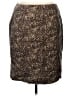 Talbots 100% Cotton Animal Print Brown Casual Skirt Size 16W - photo 1