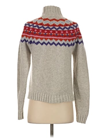 Aqua Turtleneck Sweater (view 2)