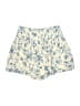 Moon River 100% Polyester Floral Ivory Shorts Size S - photo 2