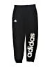 Adidas 100% Cotton Black Track Pants Size 10 - photo 1