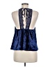 Illa Illa Blue Sleeveless Blouse Size M - photo 2