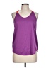 Nike 100% Polyester Purple Active Tank Size L - photo 1