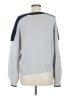 Splendid 100% Cashmere Color Block Gray Cashmere Pullover Sweater Size M - photo 2