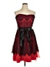 City Chic 100% Polyester Red Cocktail Dress Size 14 Plus (XS) - photo 1