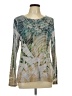 Xhilaration Green Long Sleeve Blouse Size XL - photo 1