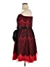 City Chic 100% Polyester Red Cocktail Dress Size 14 Plus (XS) - photo 5