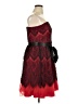 City Chic 100% Polyester Red Cocktail Dress Size 14 Plus (XS) - photo 4