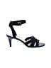 Coach and Four Black Sandals Size 8 1/2 - photo 1