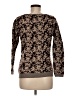 Assorted Brands Floral Brown Pullover Sweater Size M - photo 2