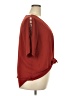 I.N. Studio Burgundy Short Sleeve Top Size 2X - photo 4