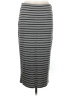 Old Navy Stripes Gray Casual Skirt Size M - photo 1