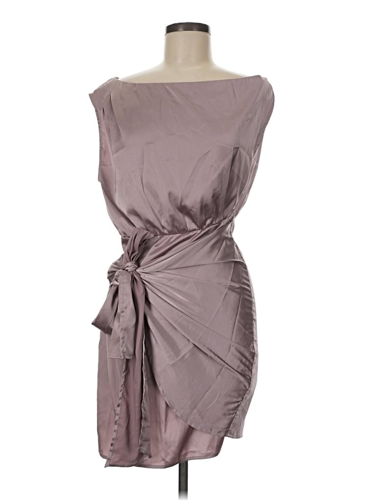 Pre-owned Zesica Cocktail Dress In Gray