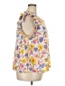 Gap Floral Yellow Sleeveless Blouse Size XXL - photo 4