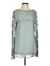 Unbranded 100% Polyester Gray Long Sleeve Blouse Size S - photo 1