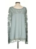 Unbranded 100% Polyester Gray Long Sleeve Blouse Size S - photo 2