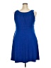 Lane Bryant Solid Blue Casual Dress Size 18 - 20 Plus - photo 2