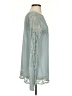 Unbranded 100% Polyester Gray Long Sleeve Blouse Size S - photo 4