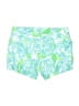 Lilly Pulitzer 100% Cotton Floral Green Shorts Size 0 - photo 2