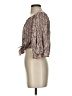Elan Brown 3/4 Sleeve Blouse Size S - photo 5