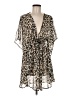 Bleu Rod Beattie 100% Polyester Tan Kimono Size M - photo 1