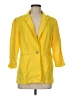 MICHAEL Michael Kors 100% Cashwool Yellow Wool Blazer Size 8 - photo 1