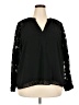 Vince Camuto 100% Polyester Black Long Sleeve Blouse Size XXL - photo 1