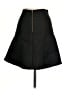Sandro Solid Black Formal Skirt Size Sm (1) - photo 2