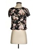Love Charm Black Short Sleeve Top Size S - photo 1