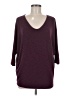 Laila Jayde Burgundy 3/4 Sleeve Top Size M - photo 1