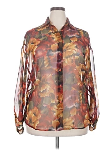 Contempo Casuals Long Sleeve Blouse (view 1)