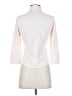 Walter Genuin Color Block Ivory 3/4 Sleeve Button-Down Shirt Size 2 - photo 2